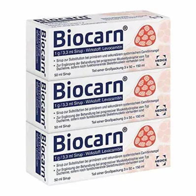 BIOCARN Sirup, 3X50 ml BIOCARN Sirup, 3X50 ml
