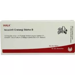 ISCUCIN ampule s škrobom crataegi B, 10X1 ml