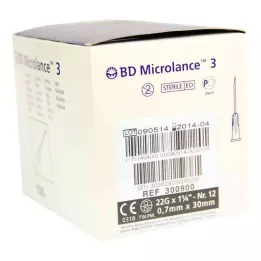 BD MICROLANCE Kanile 22 G 1 1/4 0,7x30 mm, 100 kosov