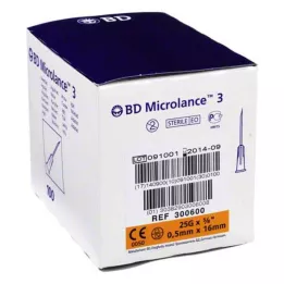 BD MICROLANCE Kanile 25 G 5/8 0,5x16 mm, 100 kosov