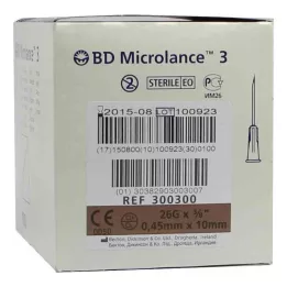 BD MICROLANCE Kanile 26 G 3/8 0,45x10 mm, 100 kosov