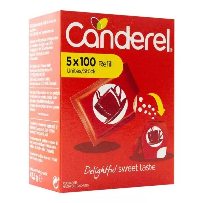 CANDEREL Deli za ponovno polnjenje, 500 kosov CANDEREL Deli za ponovno polnjenje, 500 kosov