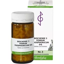 BIOCHEMIE 3 Ferrum phosphoricum D 6 tablet, 200 kapsul