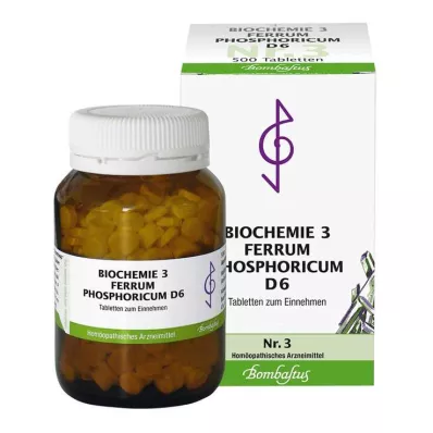 BIOCHEMIE 3 Ferrum phosphoricum D 6 tablet, 500 kosov BIOCHEMIE 3 Ferrum phosphoricum D 6 tablet, 500 kosov