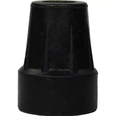 KRÜCKENKAPSEL 18/19 mm črni jekleni vložki, 1 kos