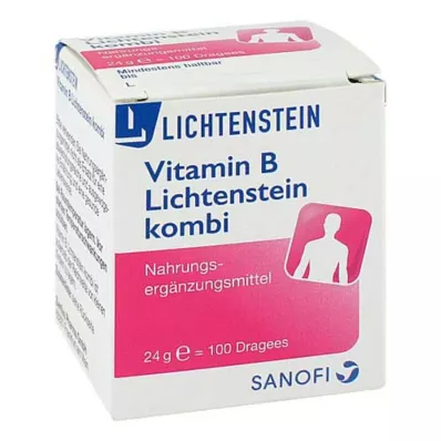 VITAMIN B LICHTENSTEIN Obložene tablete, 100 kosov