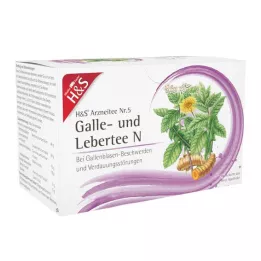 H&amp;S Čaj iz žolča in jeter N filter vrečke, 20X2,0 g