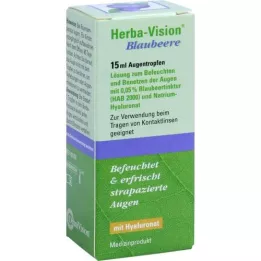 HERBA-VISION Kapljice za oči z borovnicami, 15 ml