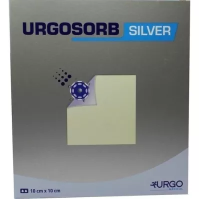 URGOSORB Srebrne komprese 10x10 cm, 10 kosov