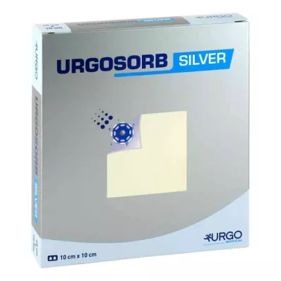 URGOSORB Srebrne komprese 10x10 cm, 10 kosov