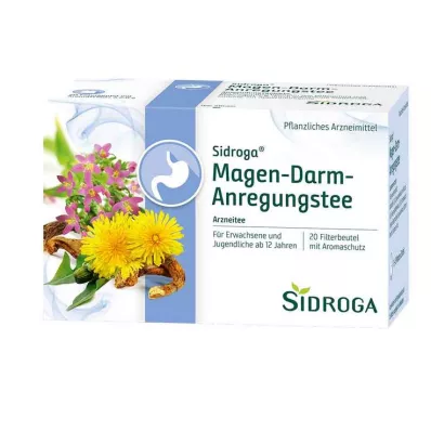 SIDROGA Filtrirna vrečka čaja za spodbujanje prebavil, 20X2,0 g SIDROGA Filtrirna vrečka čaja za spodbujanje prebavil, 20X2,0 g