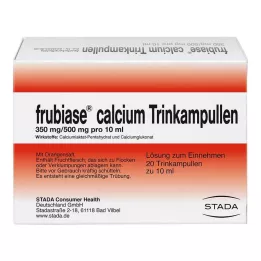FRUBIASE CALCIUM T Ampule za pitje, 20 kosov