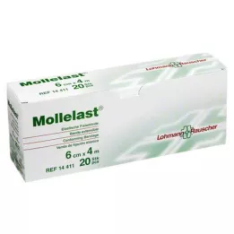 MOLLELAST Povoji 6 cmx4 m, posamično pakirani, 20 kosov