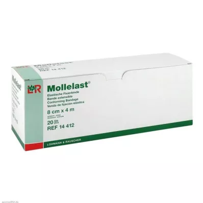 MOLLELAST Povoji 8 cmx4 m, posamično pakirani, 20 kosov