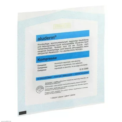 ALUDERM Kompresije 10x15 cm, 1 kos