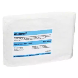 ALUDERM Kompresorji 10x10 cm, 50 kosov