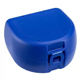 PROTHESEN ZAHNSPANGENBOX univerzalna temno modra, 1 kos
