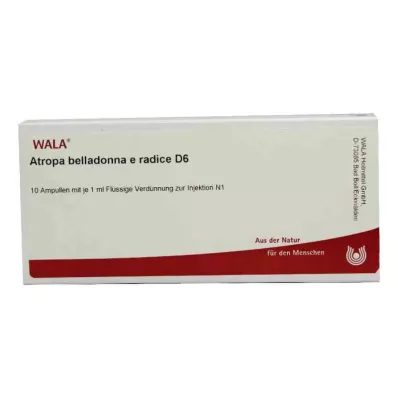 Atropa Belladonna e Radix D6 ampule (10x1 ml)