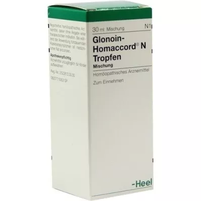 GLONOIN Homaccord N kapljice, 30 ml