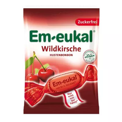 EM-EUKAL Bonboni z divjo češnjo brez sladkorja, 75 g