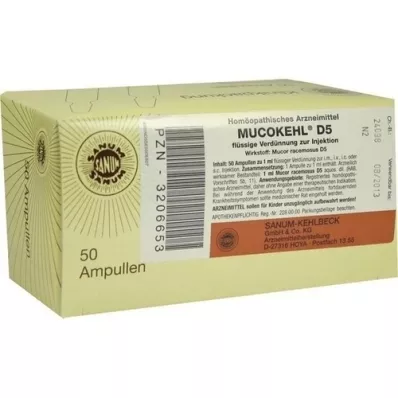 MUCOKEHL Ampule D 5, 50X1 ml