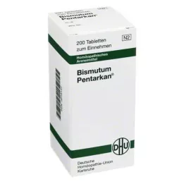 BISMUTUM PENTARKAN Tablete, 200 kosov