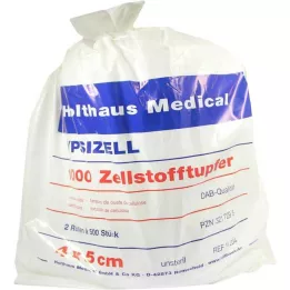 ZELLSTOFFTUPFER Ypsizell 4x5 cm, 1000 kosov