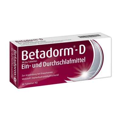 BETADORM Tablete D, 20 kosov