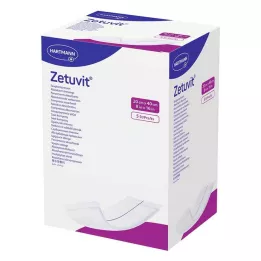 ZETUVIT Sesalne komprese sterilne 20x40 cm, 5 kosov