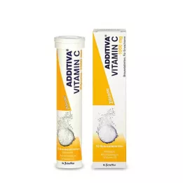 ADDITIVA Vitamin C 1 g šumeče tablete, 20 kosov