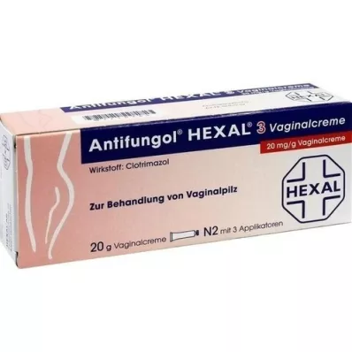 ANTIFUNGOL HEXAL 3 Vaginalna krema, 20 g