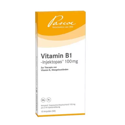 VITAMIN B1 INJEKTOPAS 100 mg raztopina za injiciranje, 10X2 ml