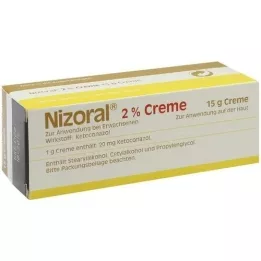 NIZORAL 2-odstotna smetana 15g, 15 ml