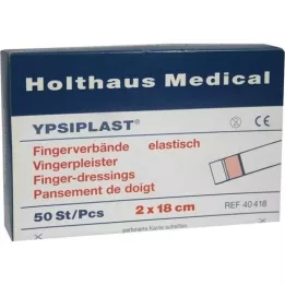 FINGERVERBAND Ypsiplast 2x18 cm elastična koža, 50 kosov