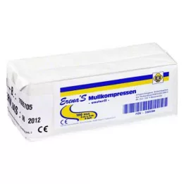 ERENA Kompres iz gaze 5x5 cm nesterilen 8x, 100 kosov