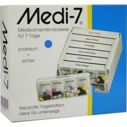 MEDI 7 odmerkov zdravil za 7 dni modra, 1 kos