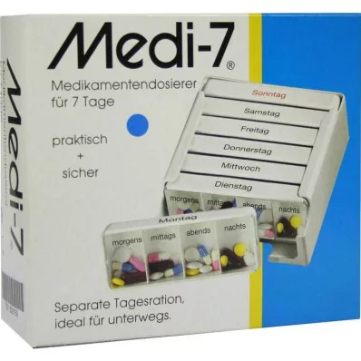 MEDI 7 odmerkov zdravil za 7 dni modra, 1 kos MEDI 7 odmerkov zdravil za 7 dni modra, 1 kos