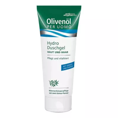 OLIVENÖL PER Uomo Hydro tuš za kožo &amp; Lasje, 200 ml