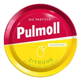 PULMOLL Limonine sladkarije brez sladkorja, 50 g
