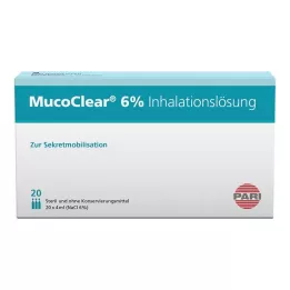 MUCOCLEAR 6 % raztopina NaCl za inhaliranje, 20X4 ml