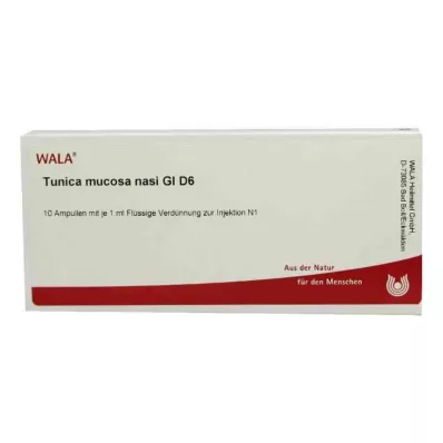 Tunica mucosa nasi Gl D6 ampule (10x1 ml) Tunica mucosa nasi Gl D6 ampule (10x1 ml)