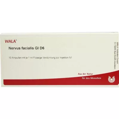 Nervus Facialis GL D 6 ampul, 10X1 ml Nervus Facialis GL D 6 ampul, 10X1 ml
