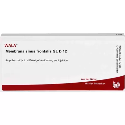MEMBRANA sinus frontalis GL D 12 ampul, 10X1 ml MEMBRANA sinus frontalis GL D 12 ampul, 10X1 ml