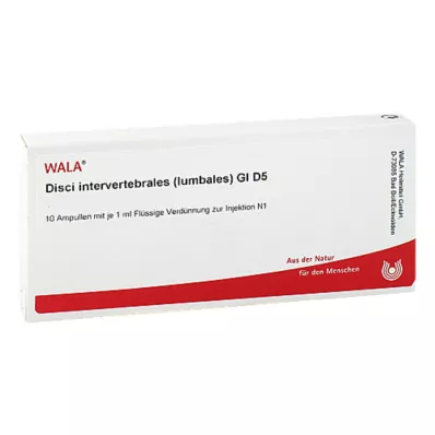 DISCI intervertebrales lumbales GL D 5 ampul, 10X1 ml DISCI intervertebrales lumbales GL D 5 ampul, 10X1 ml