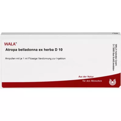 ATROPA Belladonna ex Herba D 10 ampul, 10X1 ml