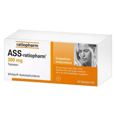 ASS-ratiopharm 300 mg tablete, 50 kosov ASS-ratiopharm 300 mg tablete, 50 kosov