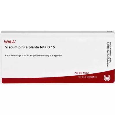 VISCUM PINI e planta tota D 15 ampul, 10X1 ml