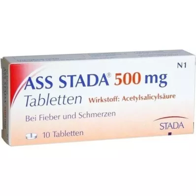 ASS STADA 500 mg tablete, 10 kosov