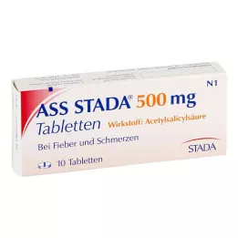 ASS STADA 500 mg tablete, 10 kosov