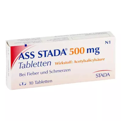 ASS STADA 500 mg tablete, 10 kosov